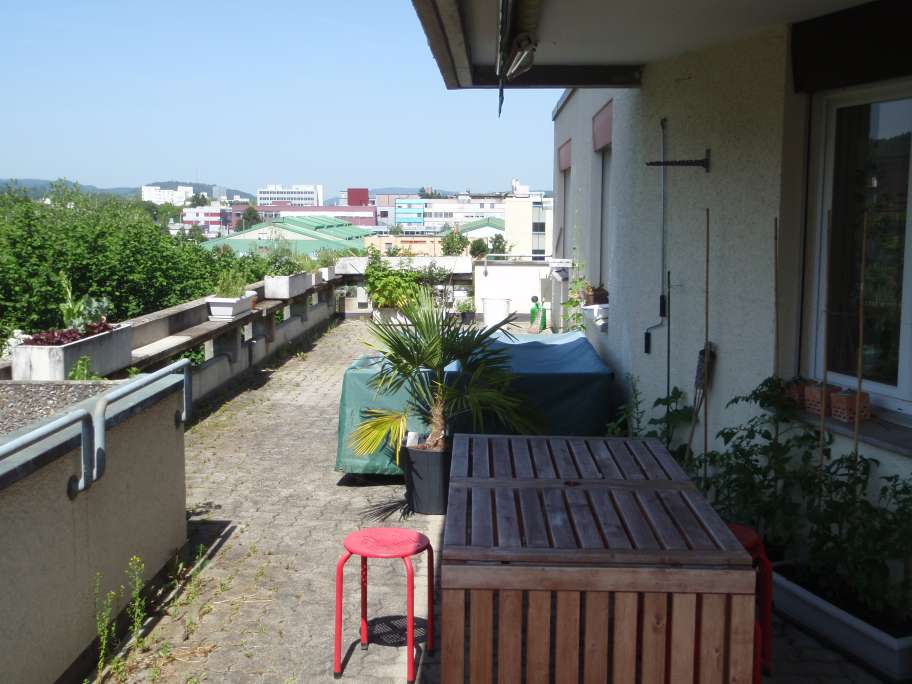 Terrasse in Ost-West Ansicht