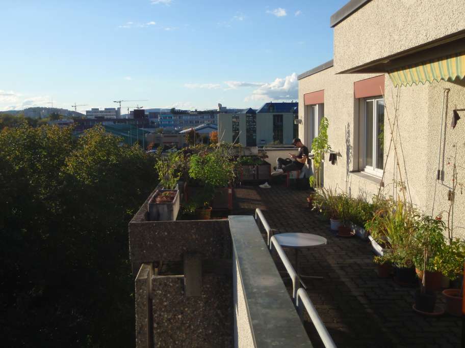 Terrasse in Ost-West Ansicht